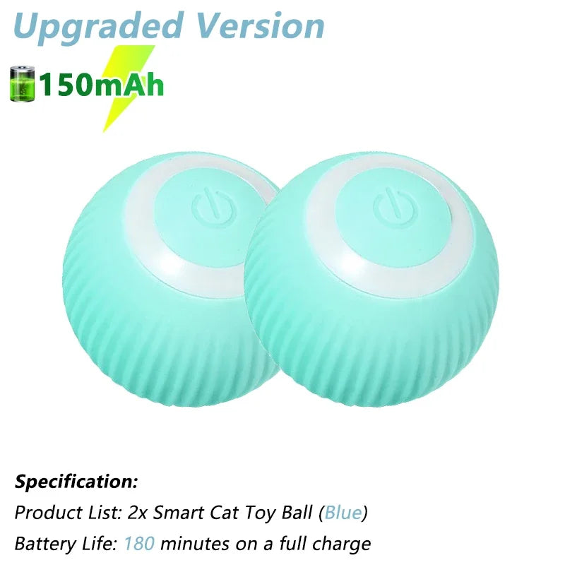 Electric Interactive Rolling Ball for Cats - Automated Smart Toy and Game Accessory