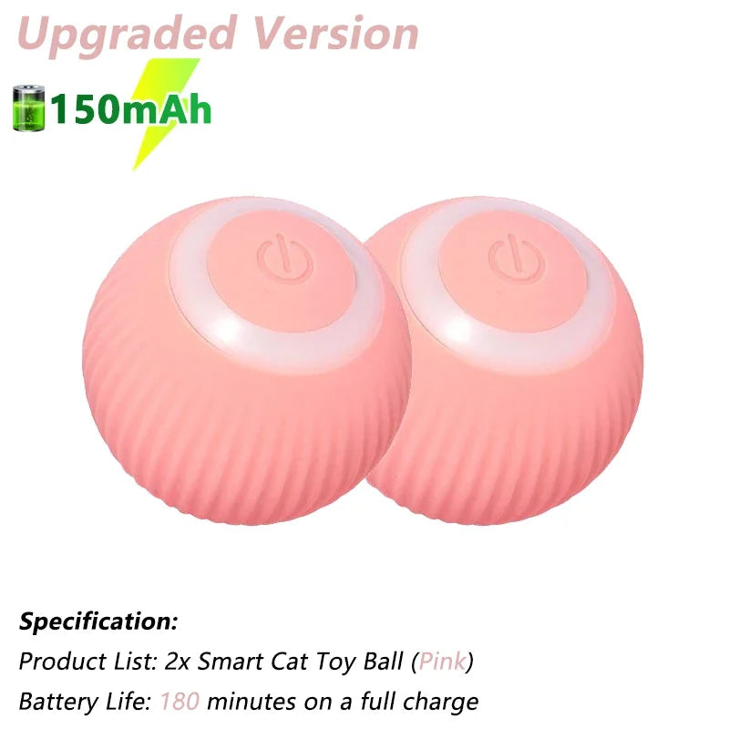 Electric Interactive Rolling Ball for Cats - Automated Smart Toy and Game Accessory