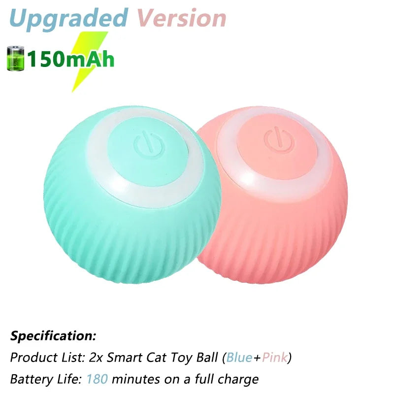Electric Interactive Rolling Ball for Cats - Automated Smart Toy and Game Accessory