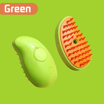 Transform Pet Grooming with Our 3-in-1 Steam Spray Massage Brush - Goodbye Shedding, Hello Happy Fur Baby! 🐾✨