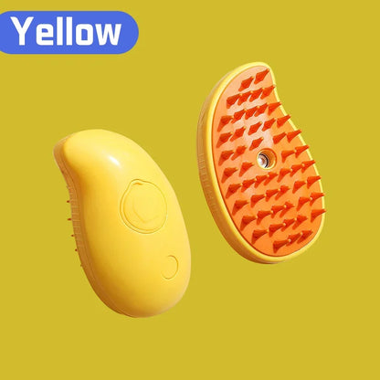 Transform Pet Grooming with Our 3-in-1 Steam Spray Massage Brush - Goodbye Shedding, Hello Happy Fur Baby! 🐾✨