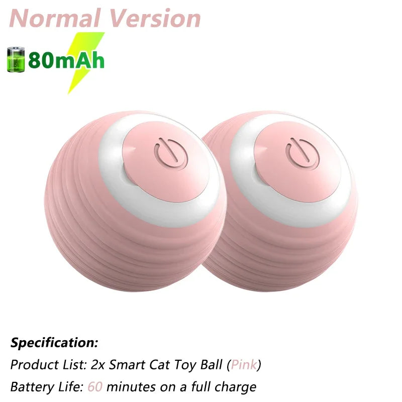 Electric Interactive Rolling Ball for Cats - Automated Smart Toy and Game Accessory