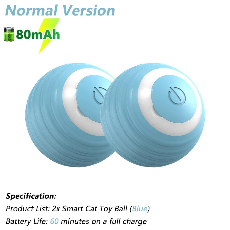 Electric Interactive Rolling Ball for Cats - Automated Smart Toy and Game Accessory