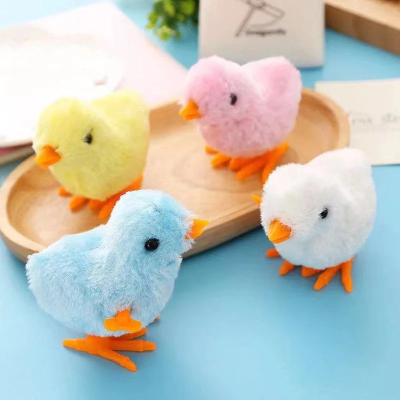 Get Your Feline Friends Jumping with Our Adorable Wind-Up Plush Chicken Toy! 🐱🐥 #CatToys #InteractivePlay