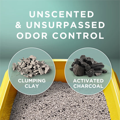 Purina Free and Clean Unscented Clumping Cat Litter - 20 Lb Jug of Natural Clay
