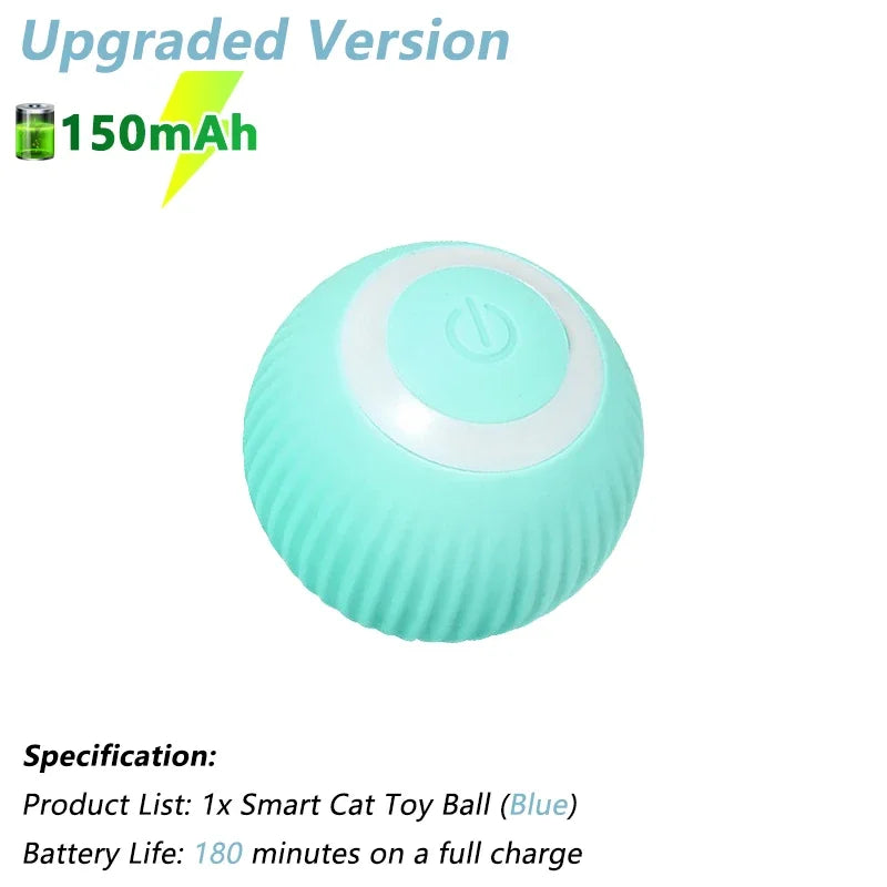 Electric Interactive Rolling Ball for Cats - Automated Smart Toy and Game Accessory