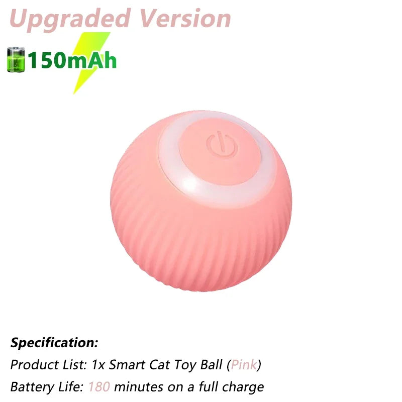Electric Interactive Rolling Ball for Cats - Automated Smart Toy and Game Accessory