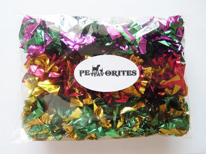 Mylar Crinkle Balls Cat Toys - 12 Pack