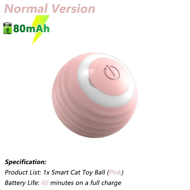 Electric Interactive Rolling Ball for Cats - Automated Smart Toy and Game Accessory
