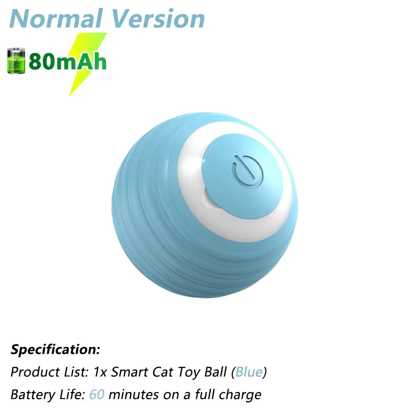 Electric Interactive Rolling Ball for Cats - Automated Smart Toy and Game Accessory