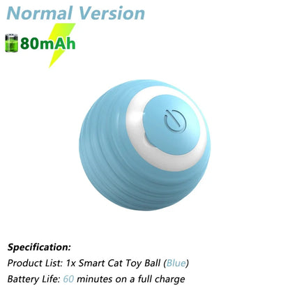 Electric Interactive Rolling Ball for Cats - Automated Smart Toy and Game Accessory