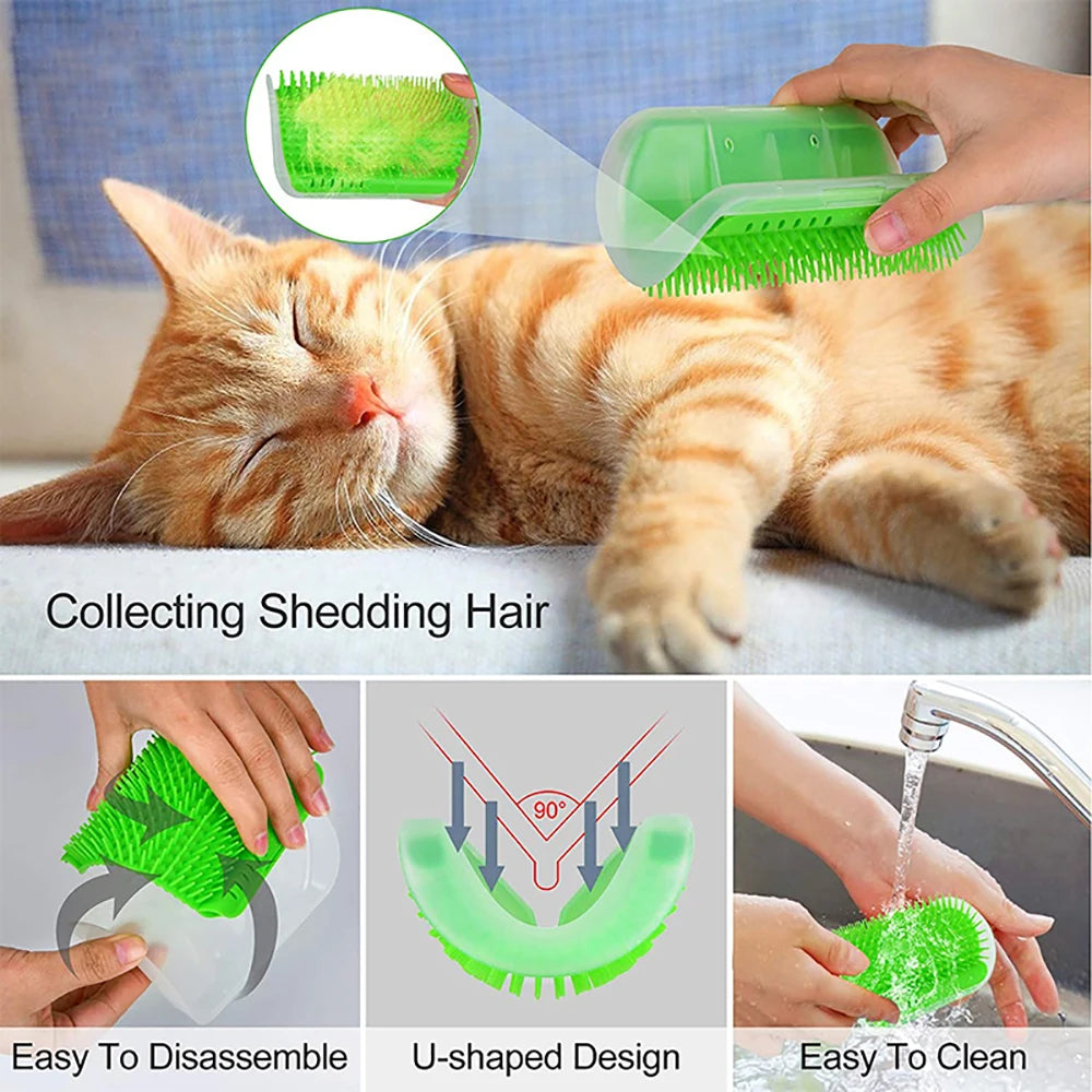 Ultimate Cat Scratcher Massager & Grooming Comb – Treat Your Furry Friend Today! 🐾✨